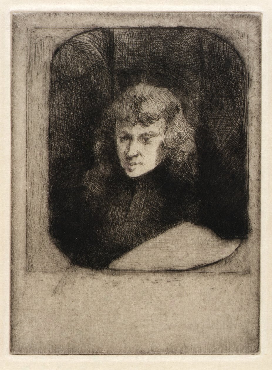 Noční studium od J. Alden Weir