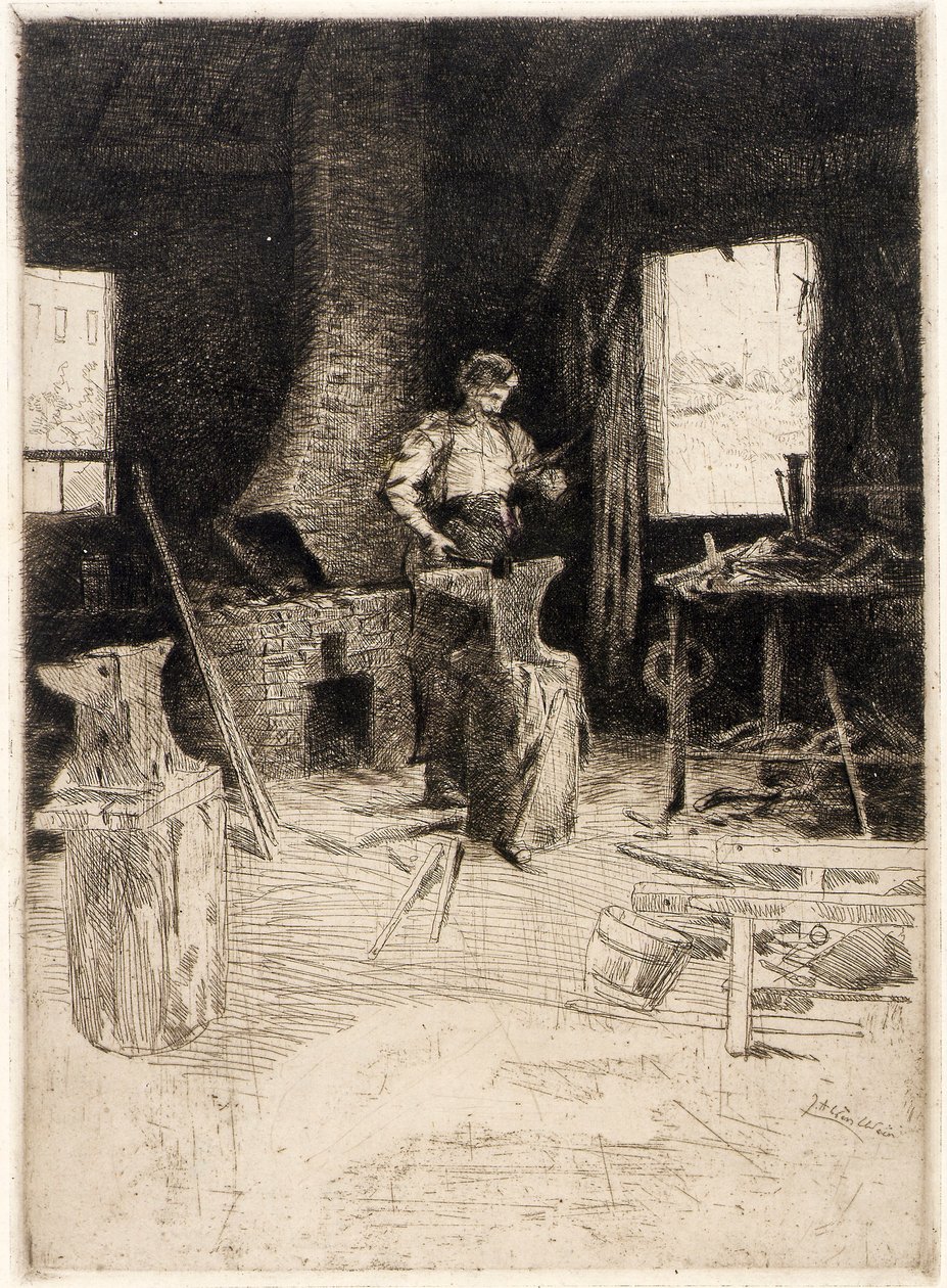 Kovárna od J. Alden Weir