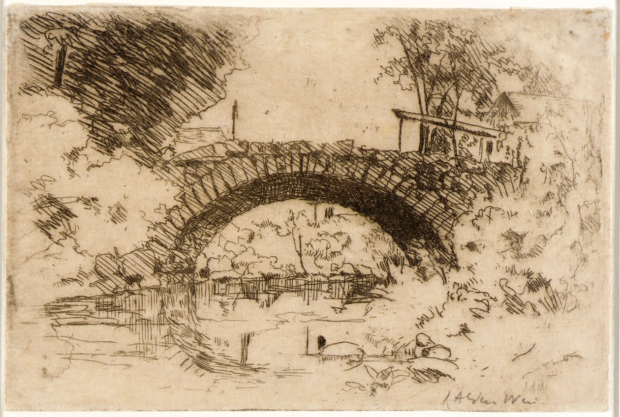 Kamenný most od J. Alden Weir