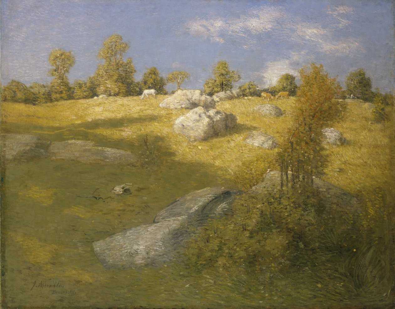 Pastvina na náhorní plošině od J. Alden Weir