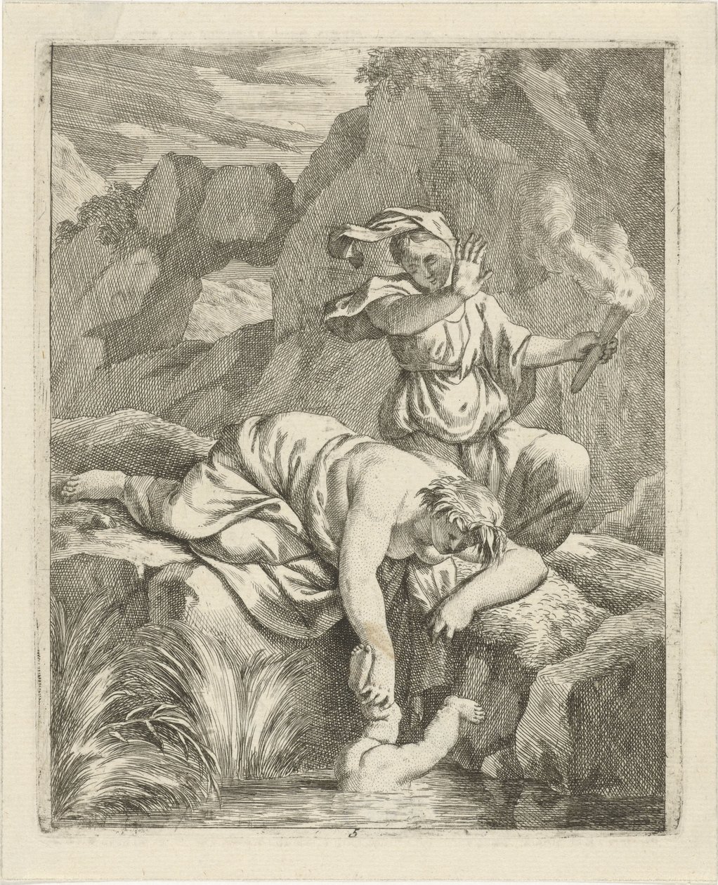 Thetis ponoří Achilla do Styxu Scény ze života Achilla (název série) Vitam et mortem achilli (název série) od J. Alexander Janssens