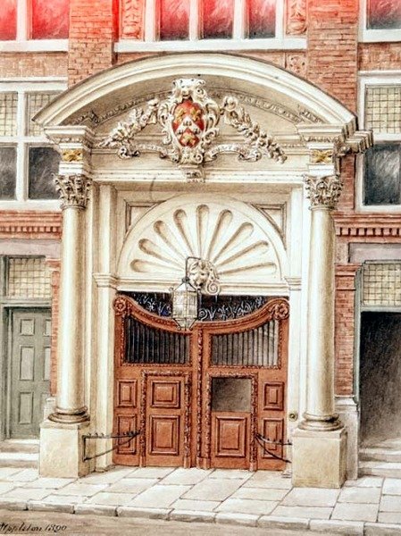 Brána do Brewers Hall v Addle Street, City of London od J. Appleton