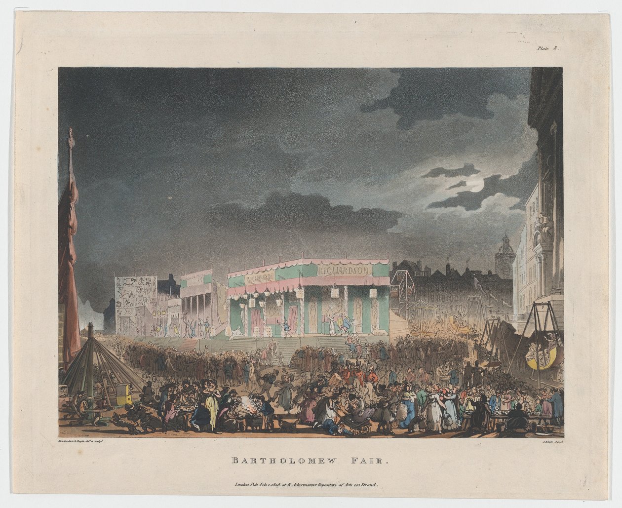 Bartolomějská pouť, 1. února 1808., 1. února 1808. od J. Bluck