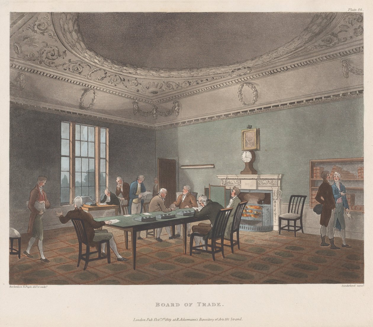 Obchodní rada, 1. října 1809., 1. října 1809. od J. Bluck