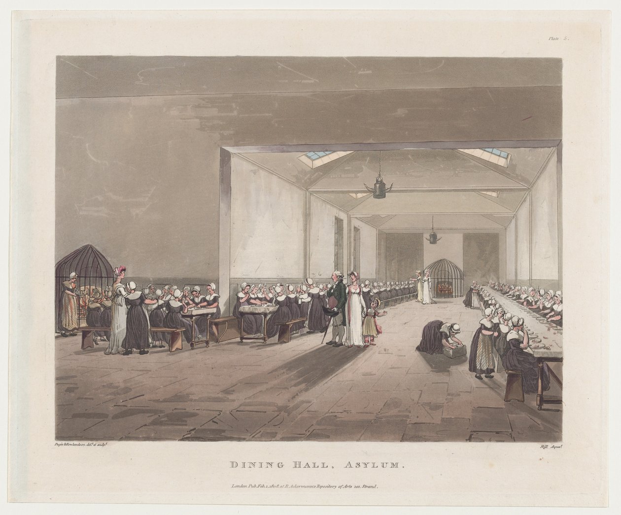 Jídelna, Azyl, 1. února 1808., 1. února 1808. od J. Bluck