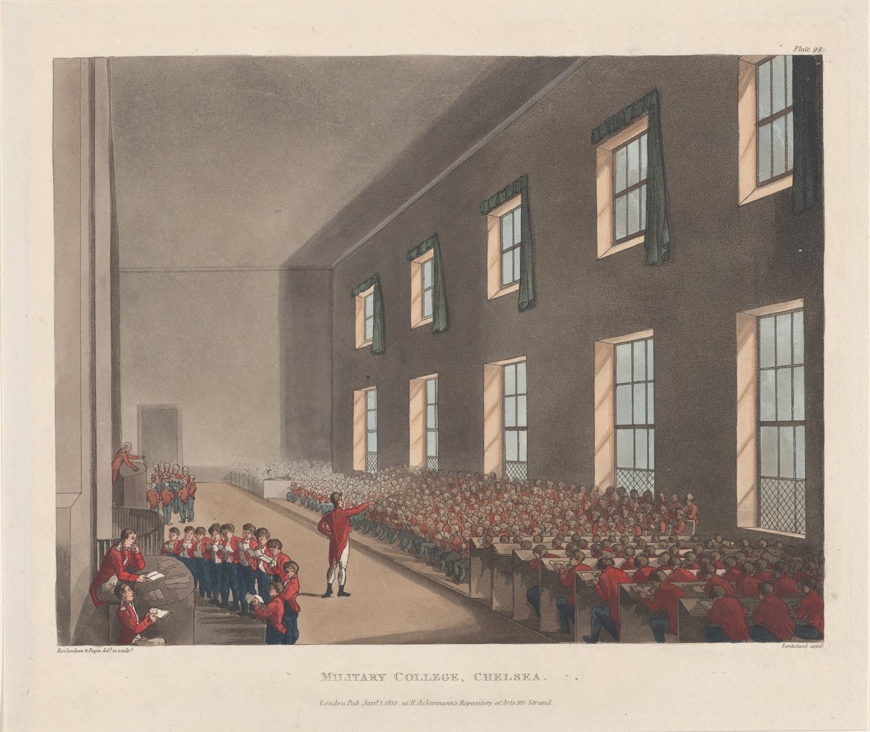 Military College, Chelsea, 1. ledna 1810, 1. ledna 1810. od J. Bluck