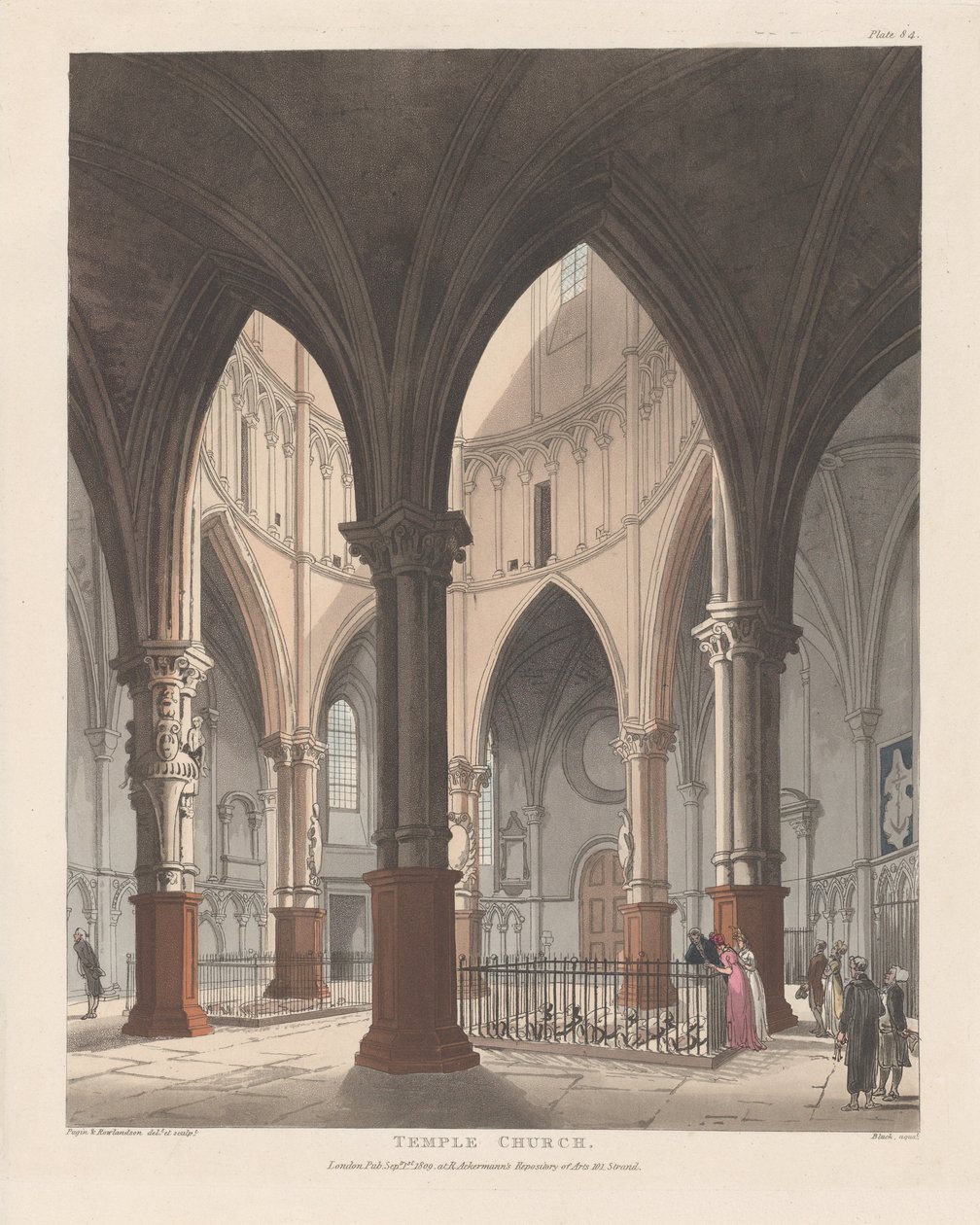 Chrámový kostel, 1. září 1809, 1. září 1809. od J. Bluck