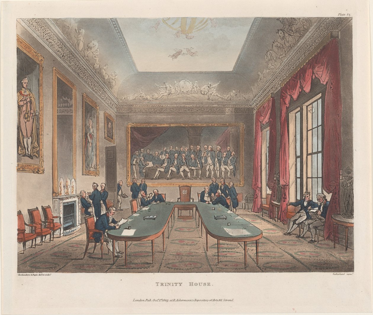 Trinity House, 1. října 1809, 1. října 1809. od J. Bluck