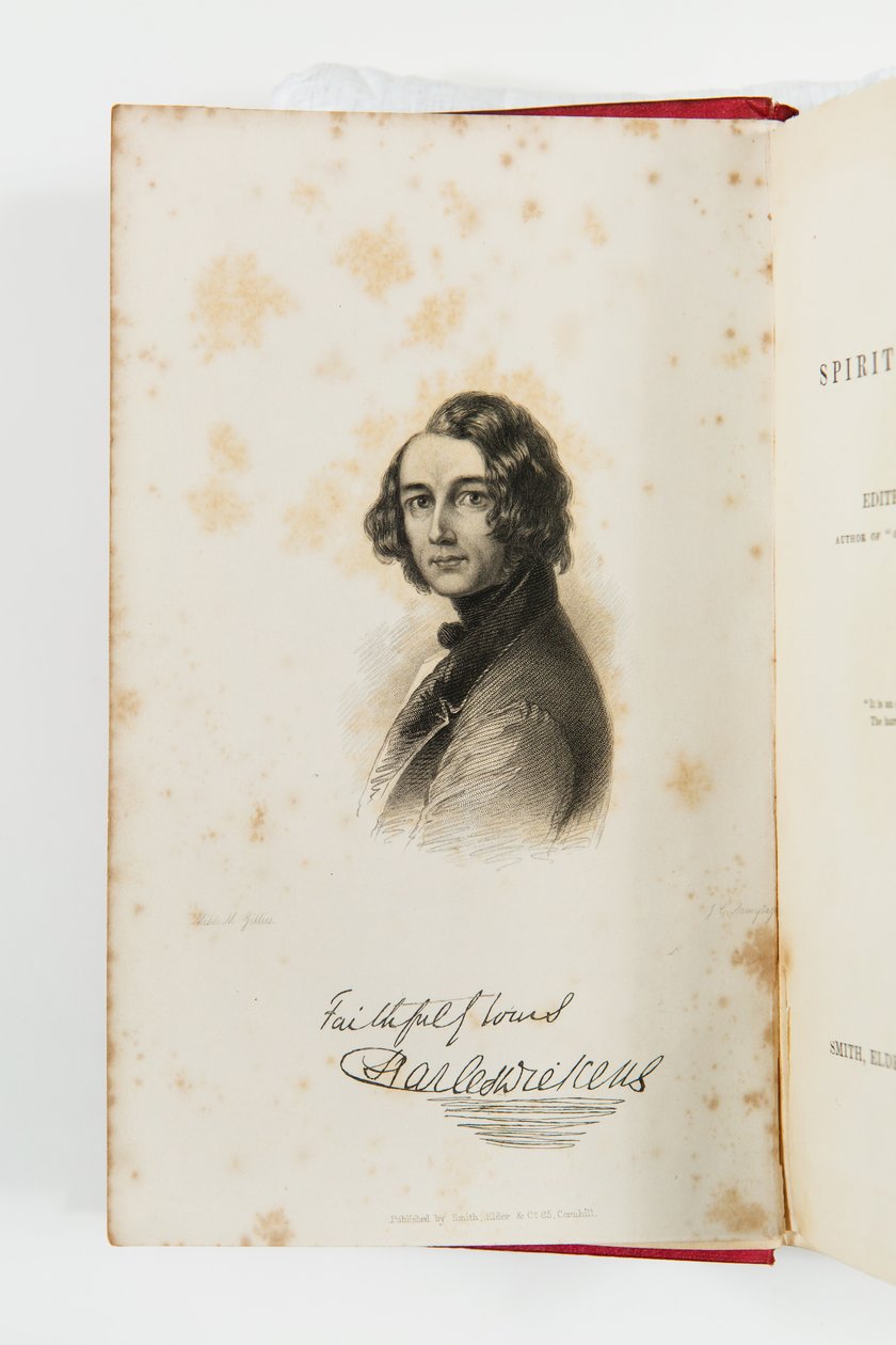 Rytina Charlese Dickense v Novém duchu doby 1844 (rytina) od J. C. Armytage