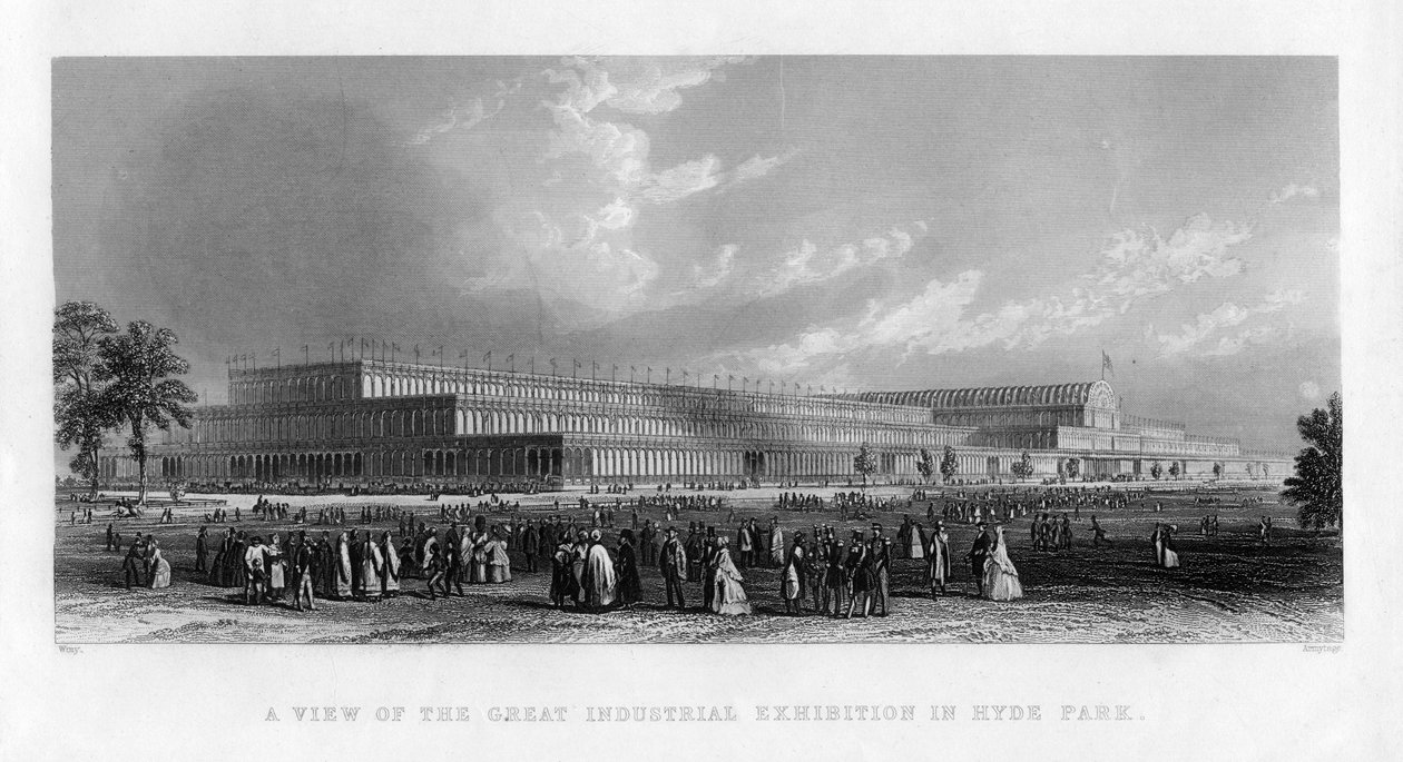 Velká výstava, Hyde Park, Londýn, 1851. od J. C. Armytage