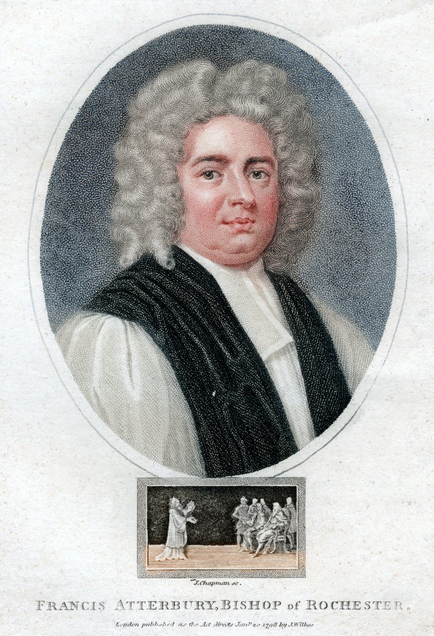 Francis Atterbury, anglický literát, politik a biskup, 1798. od J. Chapman