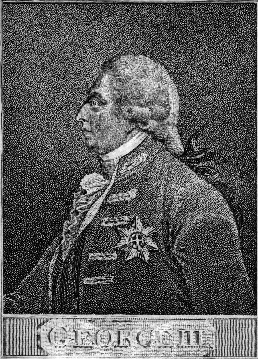 George III Spojeného království. od J. Chapman