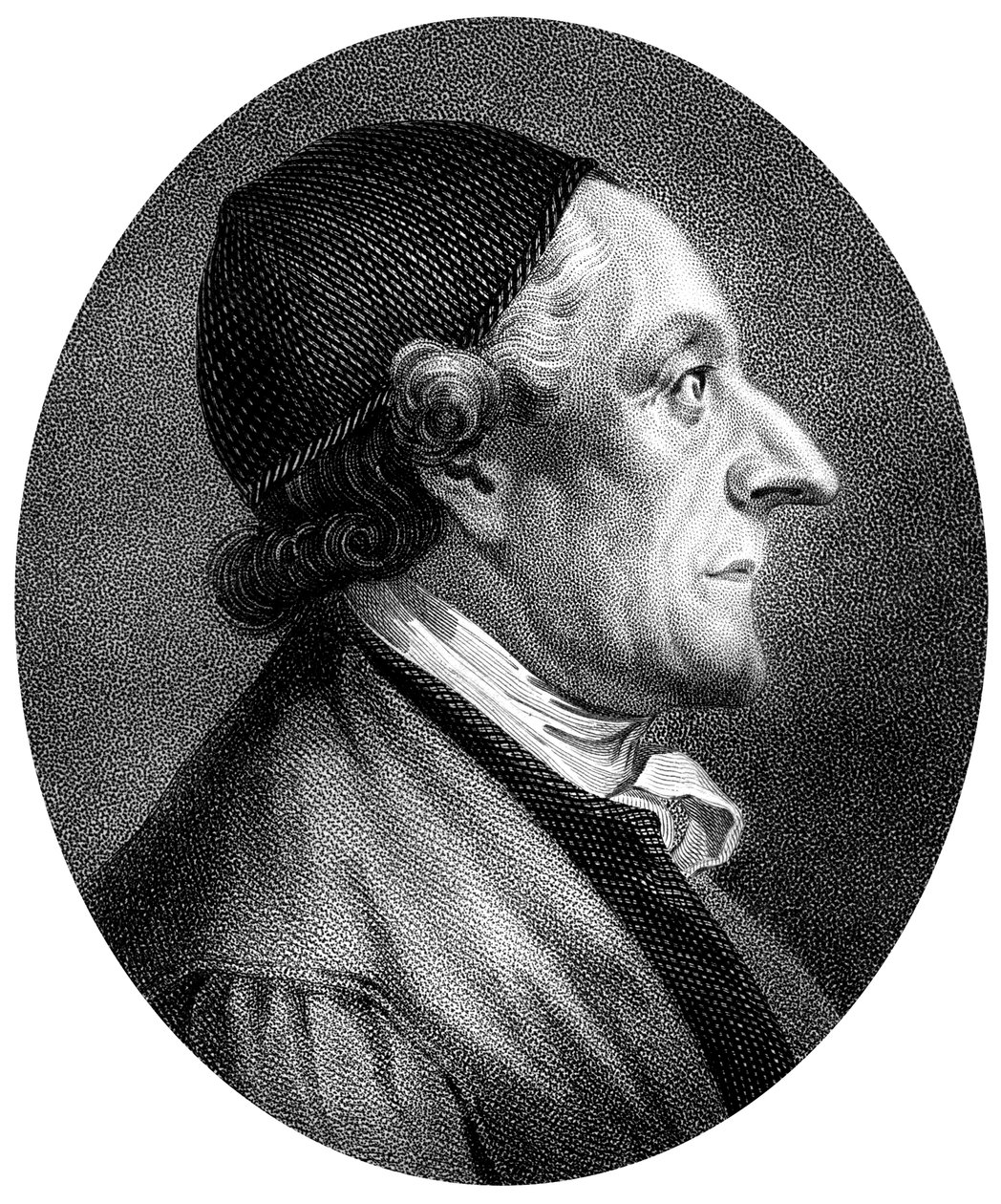 Johann Kaspar Lavater , švýcarský fyziognom a teolog, 1813. od J. Chapman