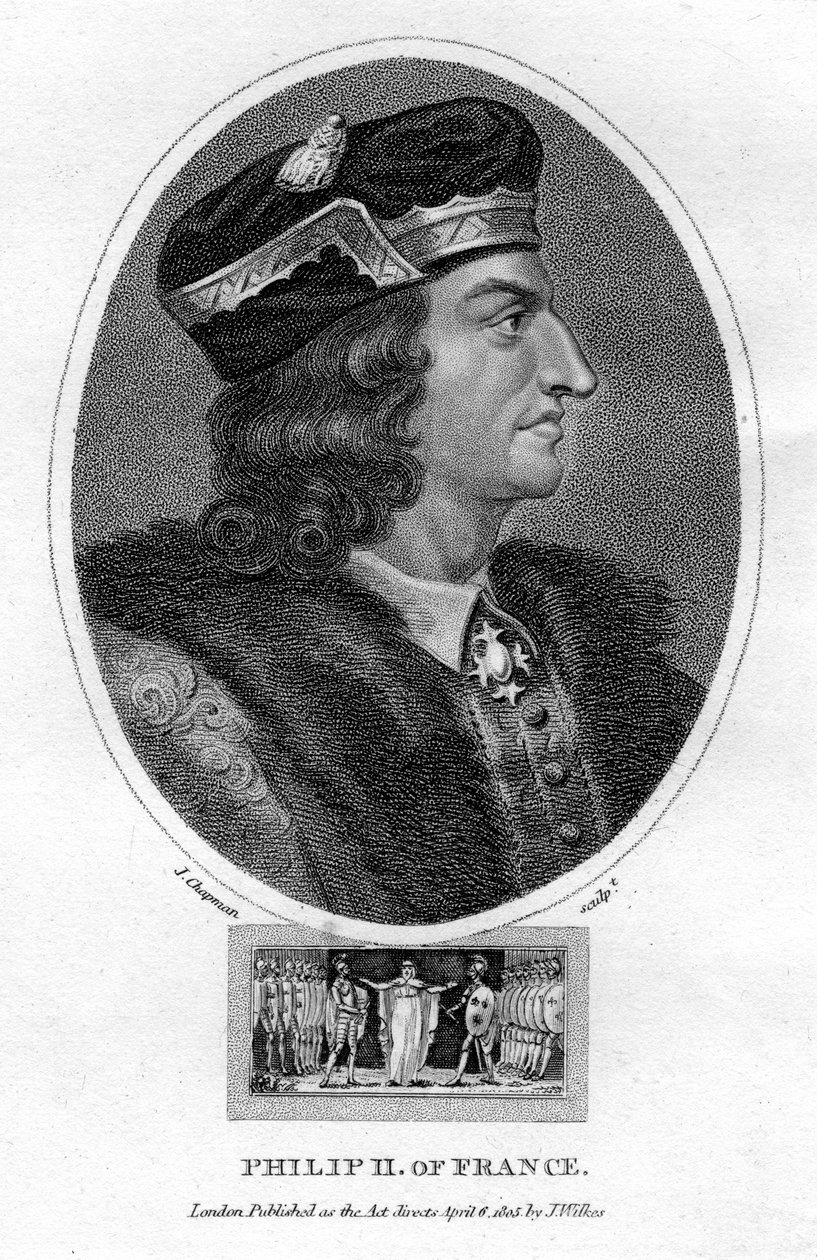 Filip II., francouzský král, 1805. od J. Chapman