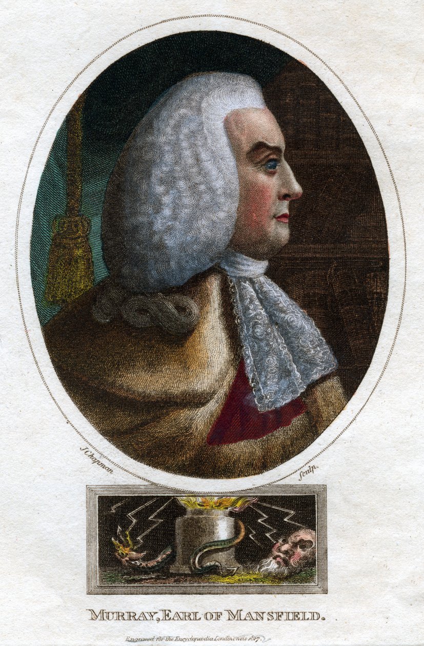 William Murray, první hrabě z Mansfieldu, 1817. od J. Chapman