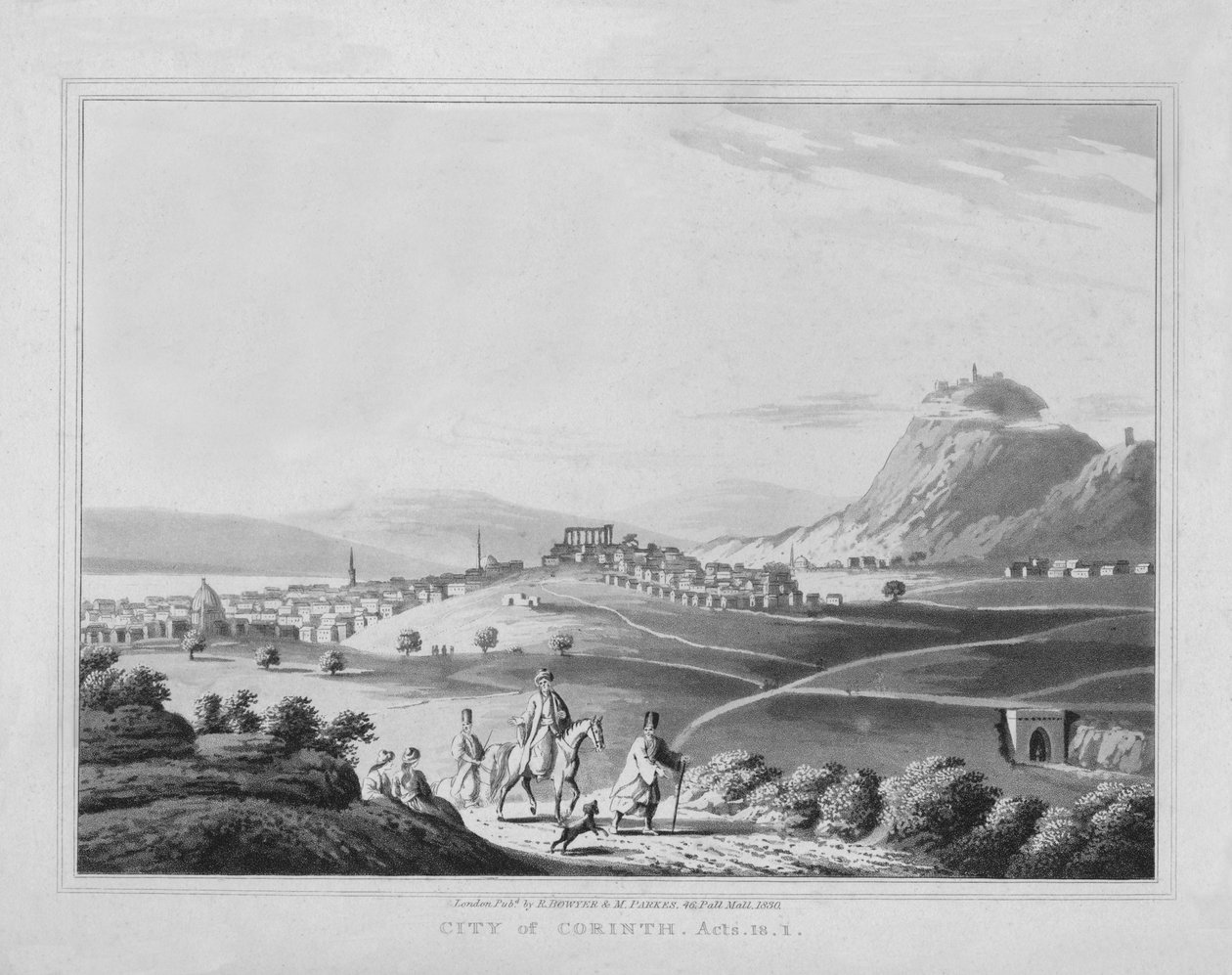 Město Korint. akty. 18.1, 1830 od J. Clarke