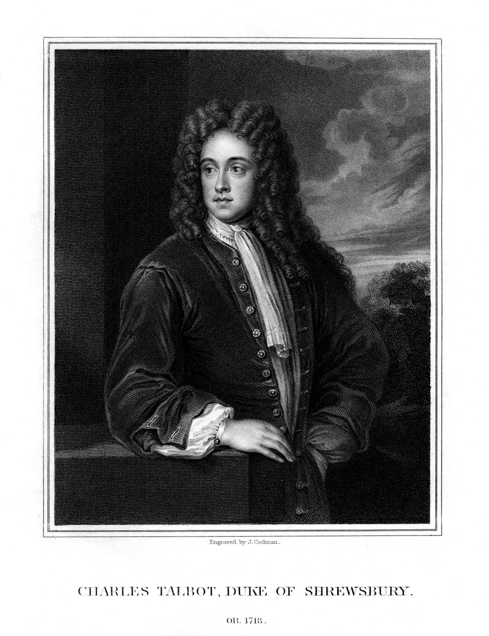 Charles Talbot, 1. vévoda ze Shrewsbury, britský politik, 1831 od J. Cochran
