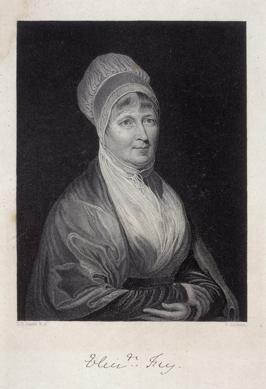Elizabeth Fry, 1844 od J. Cochran