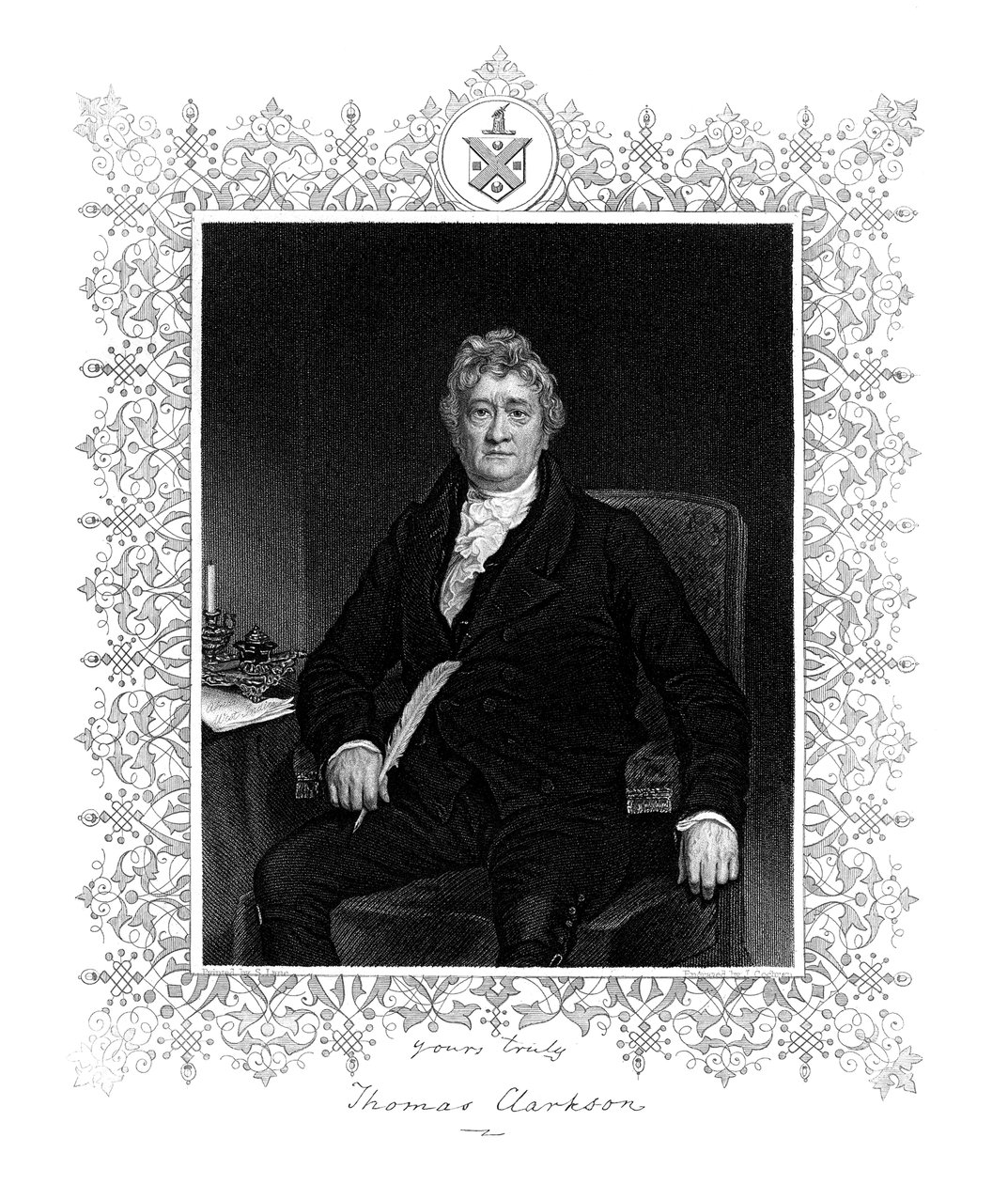 Thomas Clarkson, anglický politik a bojovník proti otroctví, 19. století. od J. Cochran