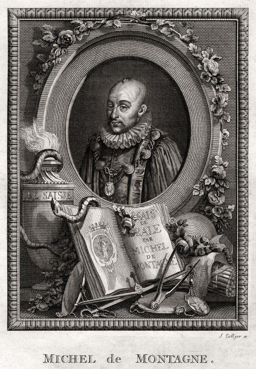 Michel de Montaigne, 1775 od J. Collyer