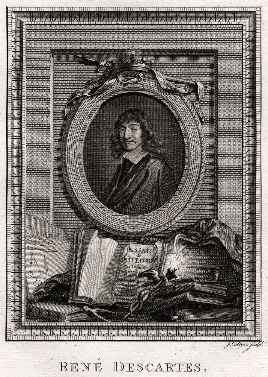 René Descartes, 1775 od J. Collyer