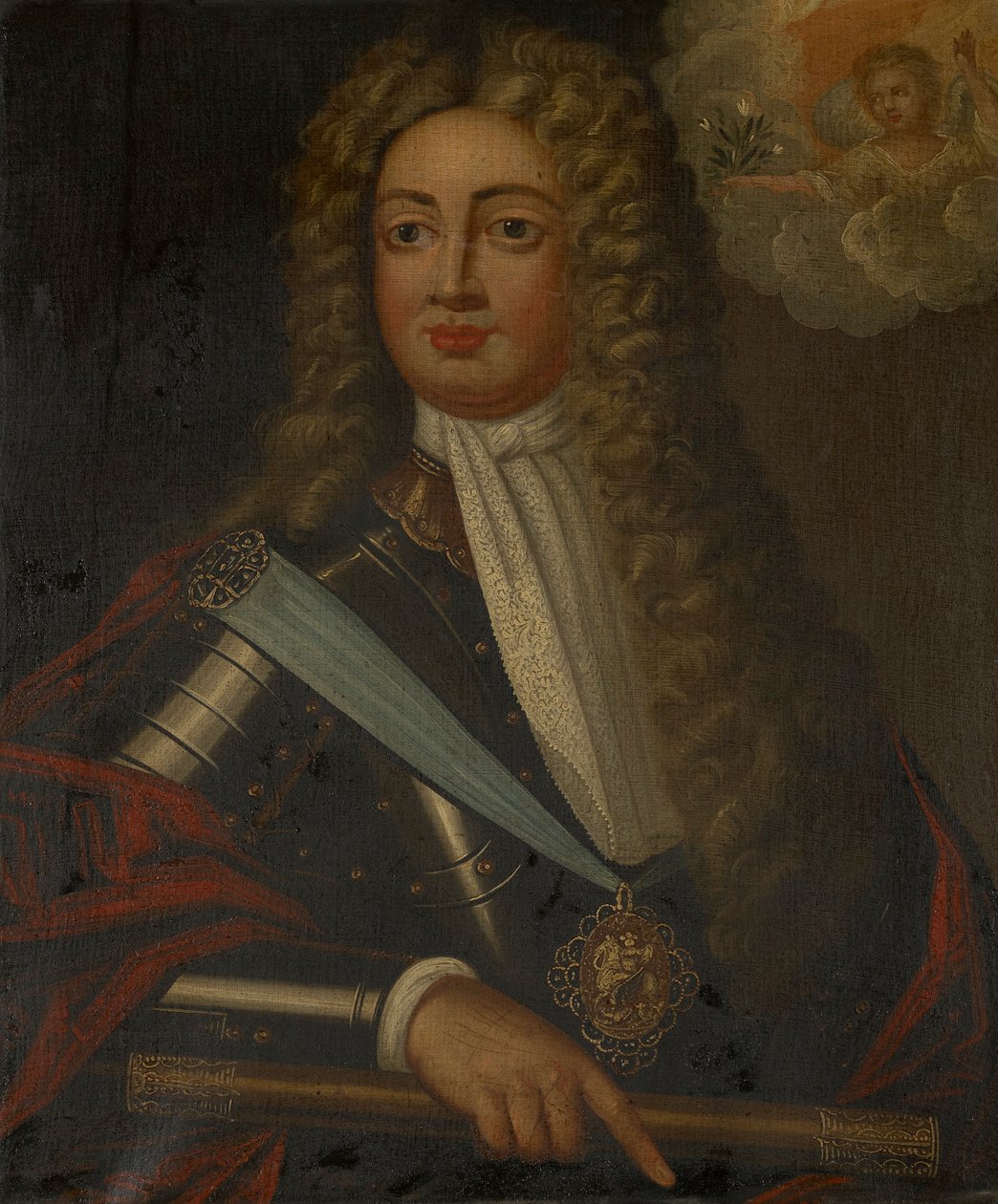 George, princ Dánský (1653-1708) a choť anglické královny Anny (1665-1714) od J. Cooper