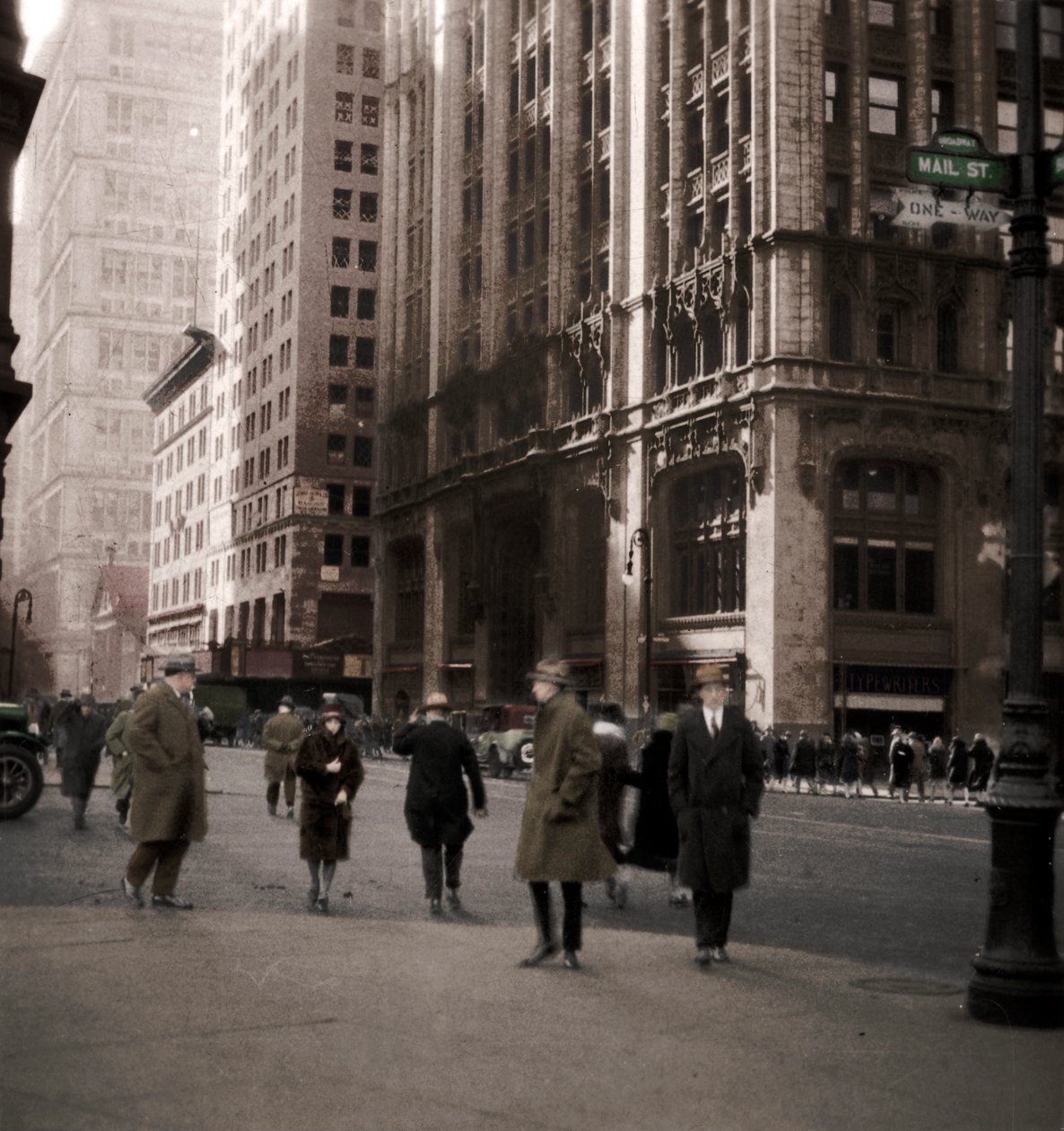 Lower Broadway, New York City, USA, 20. století od J. Dearden Holmes