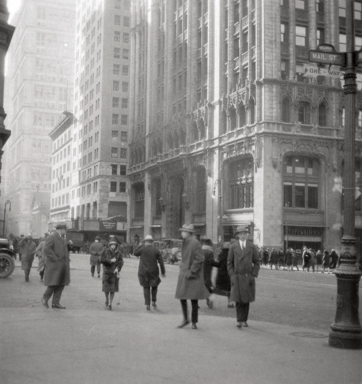 Lower Broadway, New York City, USA, 20. století od J. Dearden Holmes