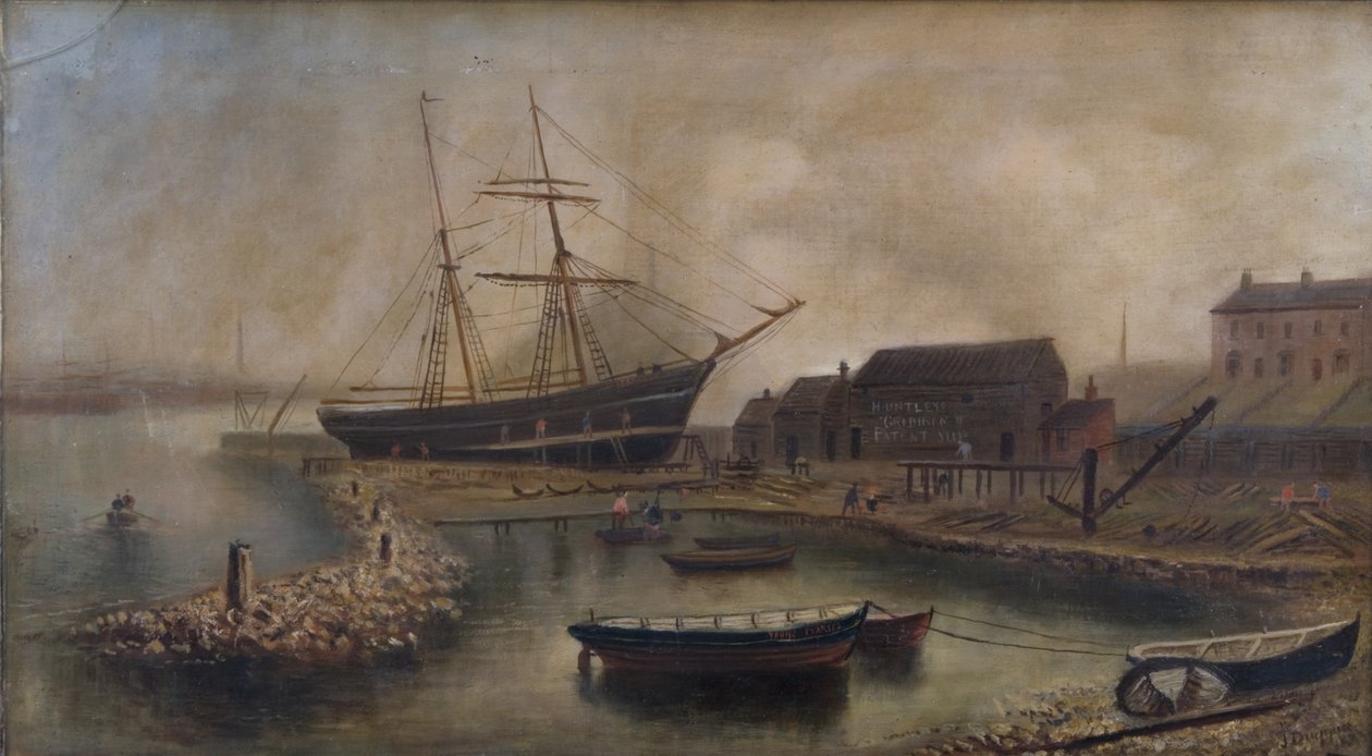 Huntleys Repair Yard, kolem roku 1888 od J. Duggan