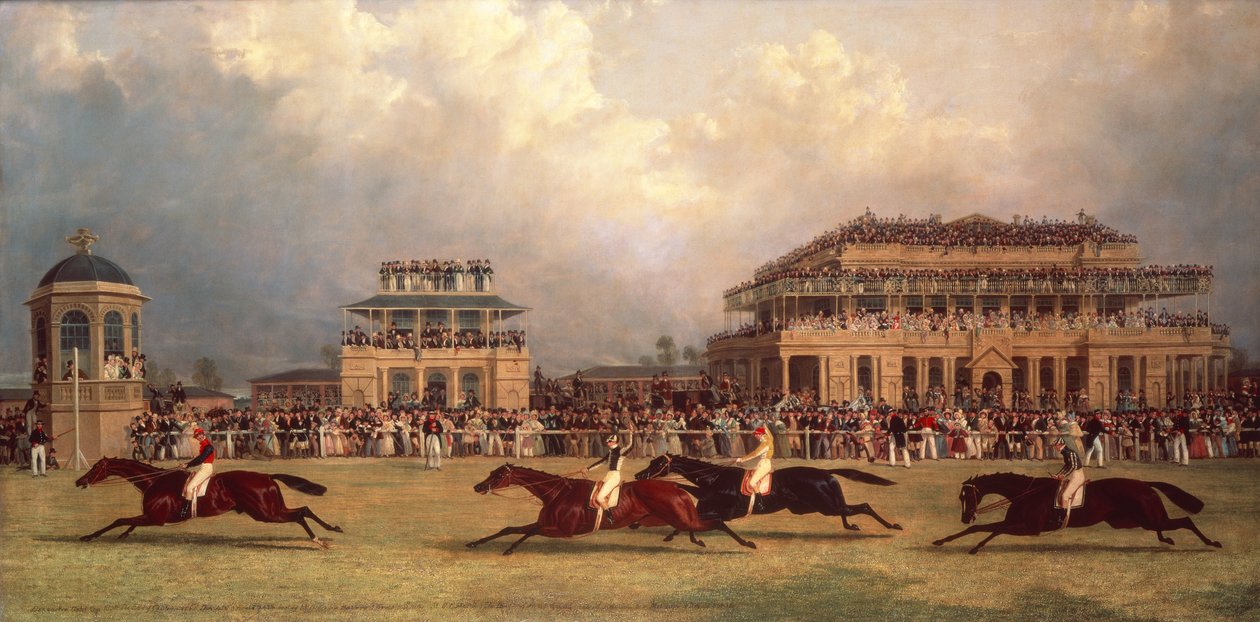 Doncasterský zlatý pohár z roku 1838 (olej na plátně) od J. F. & Pollard James (1792-1867) Herring Snr.