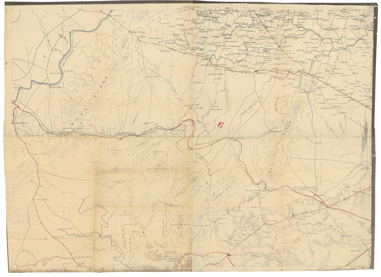 [Střední Virginie] od J. F.; Schedler United States. Army. Corps Of Topographical Engineers; Gedney