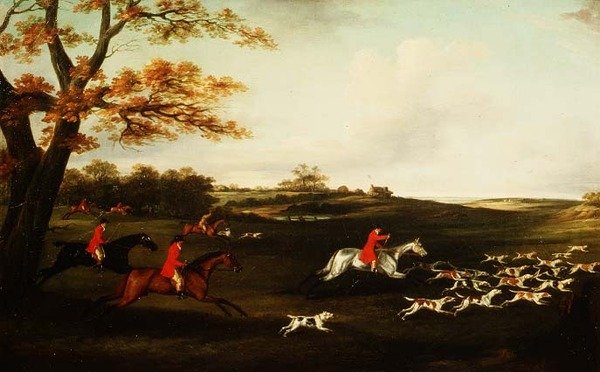 Lovecká scéna od J. Francis Sartorius