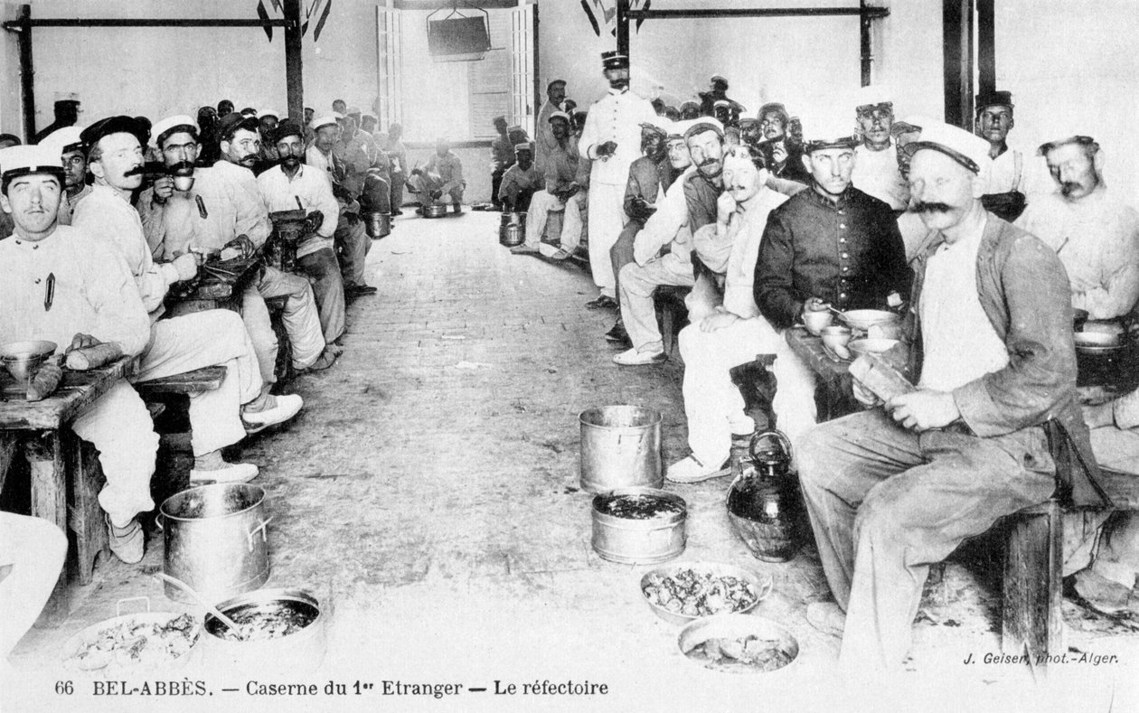 Francouzská cizinecká legie, Sidi Bel Abbes, Alžírsko, 1910. od J. Geiser