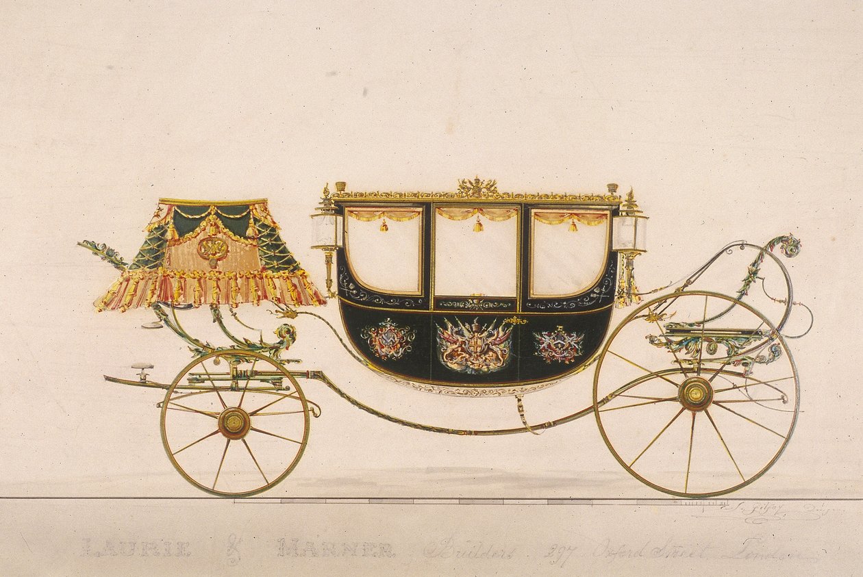 Městský kočár lorda starosty Williama Huntera, 1851 od J Gilfoy