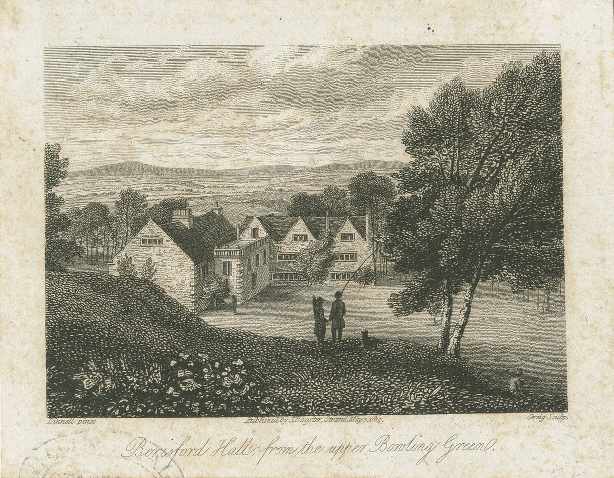 Dovedale - Beresford Hall: ocelorytina, nd [1815] (tisk) od J. Greig