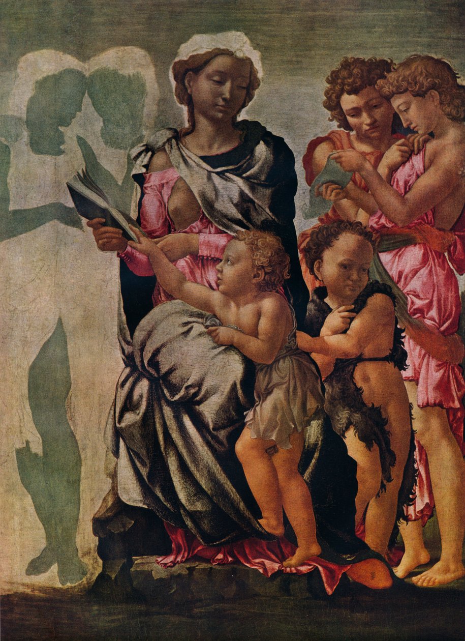 Madonna a dítě se svatým Janem a anděly, c1497, 1938 od J Greig Pirie