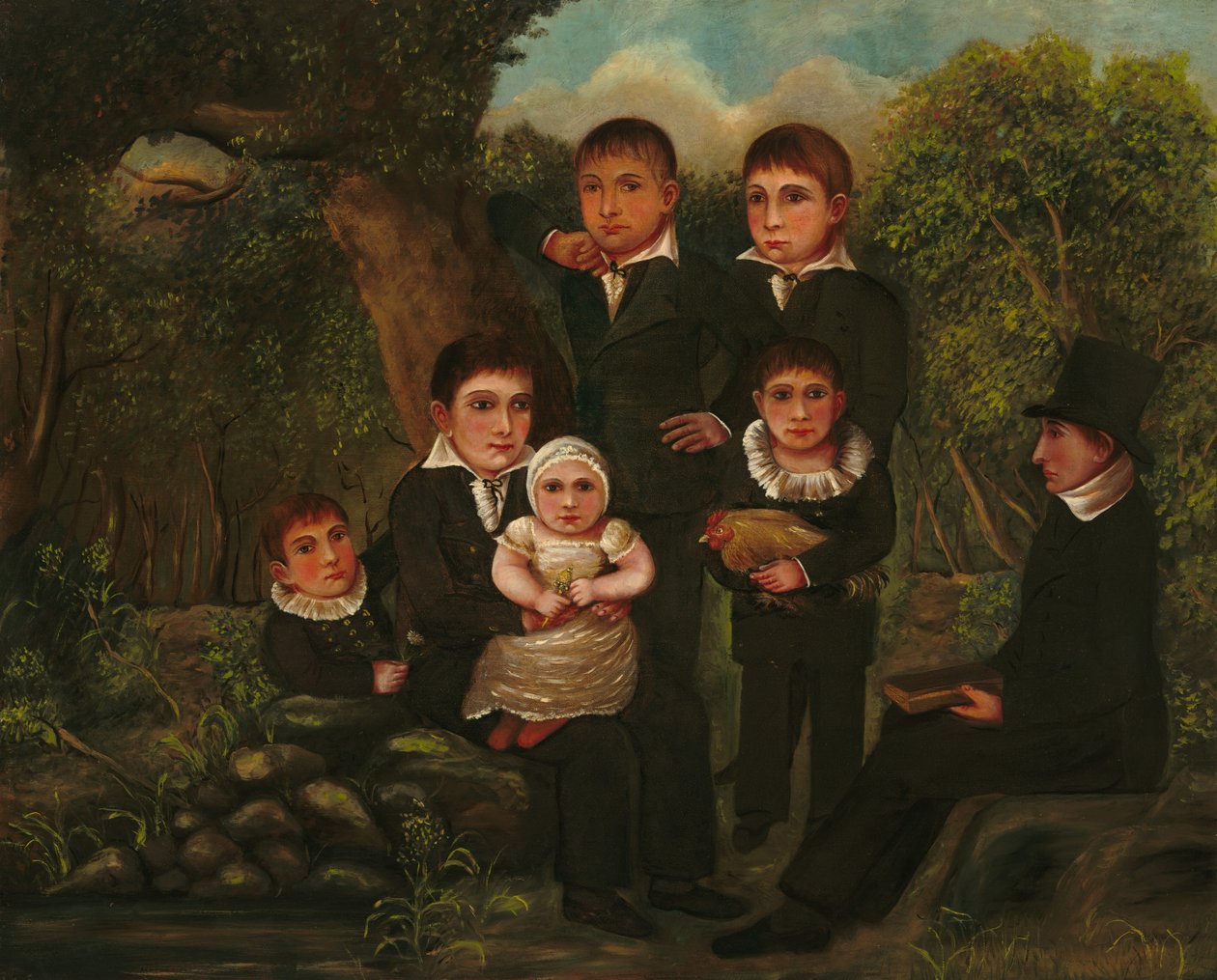 Abraham Clark a jeho děti od J. H.