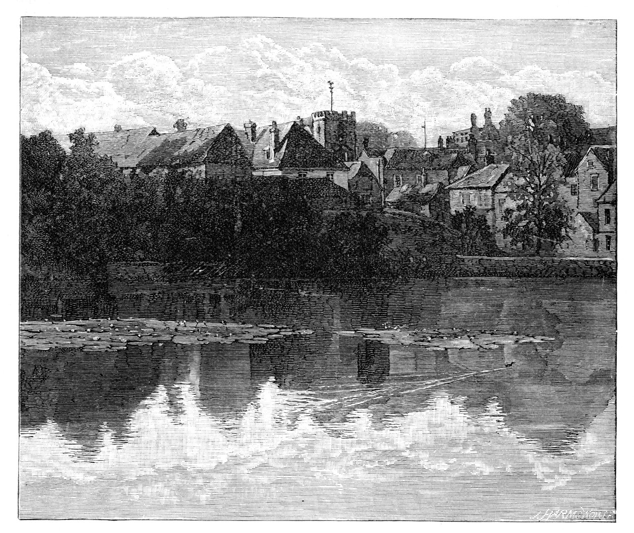 Rodiště Richarda Cobdena, Midhurst, Sussex. od J Harmsworth