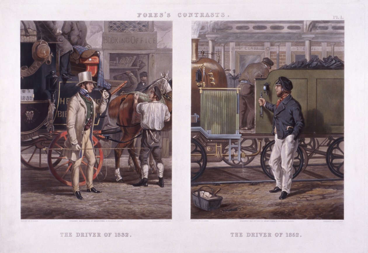 „Řidič roku 1832“ a „Řidič roku 1852“ od J Harris