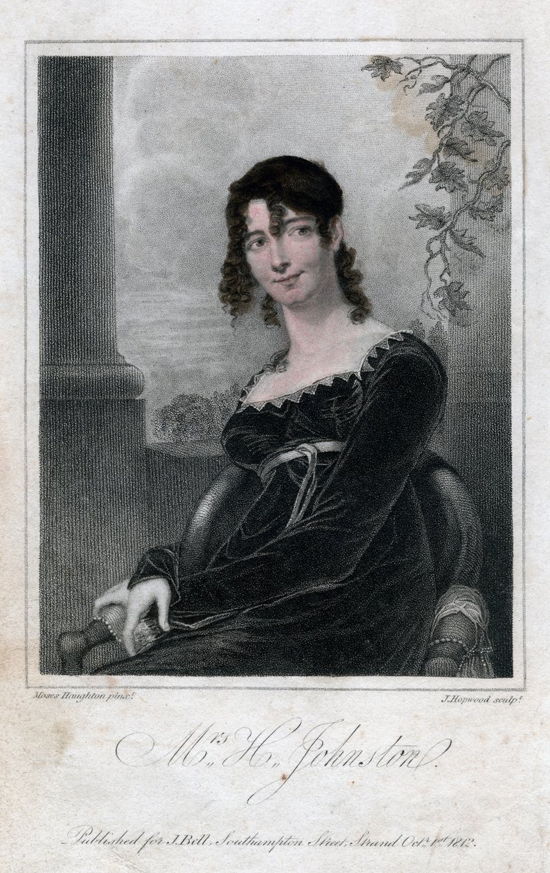 Paní H Johnston, 1812. od J. Hopwood