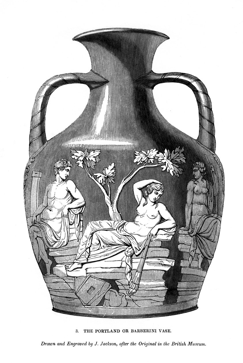 Váza Portland nebo Barberini, 1843 od J. Jackson