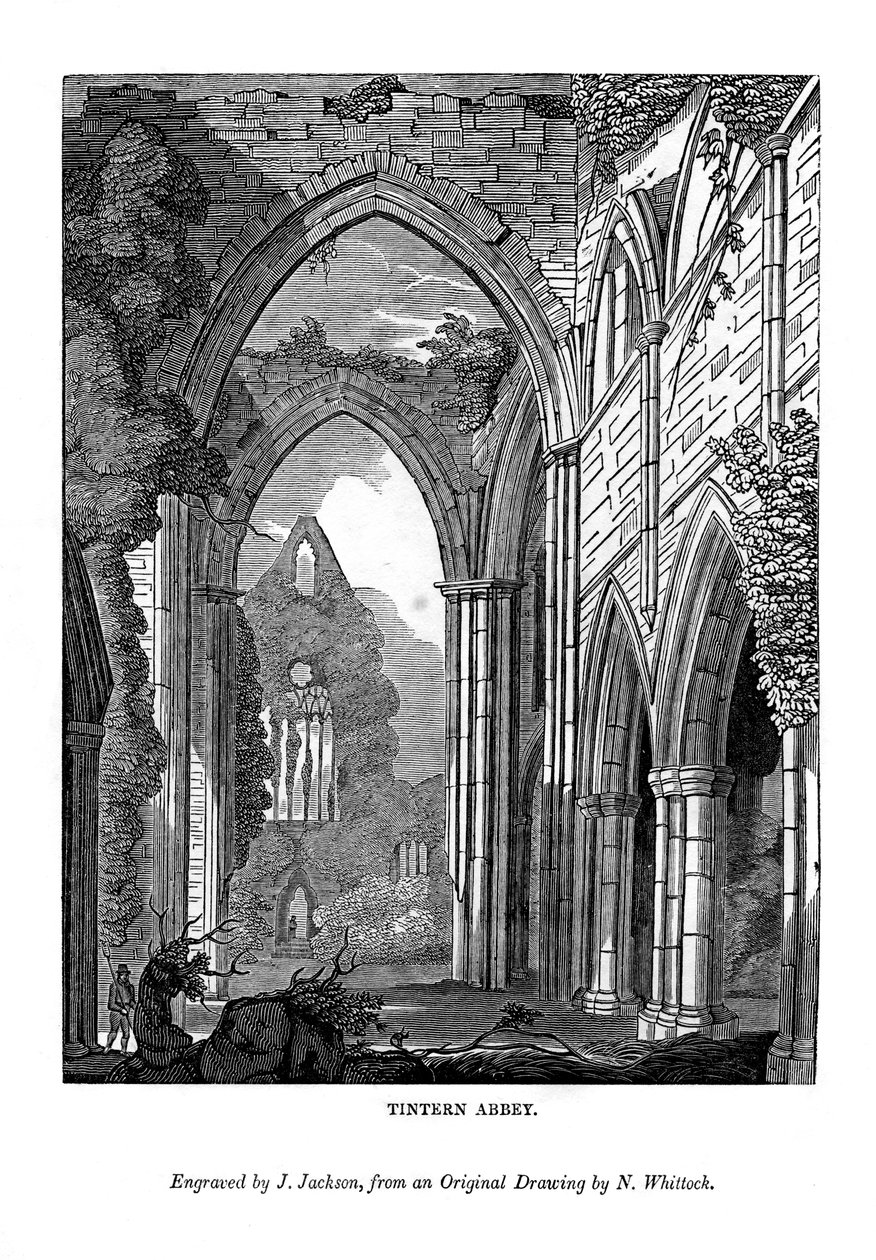 Tinternské opatství, 1843 od J. Jackson