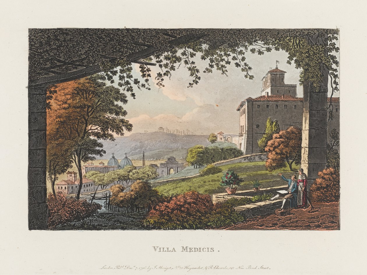 Villa Medici od J. Merigot