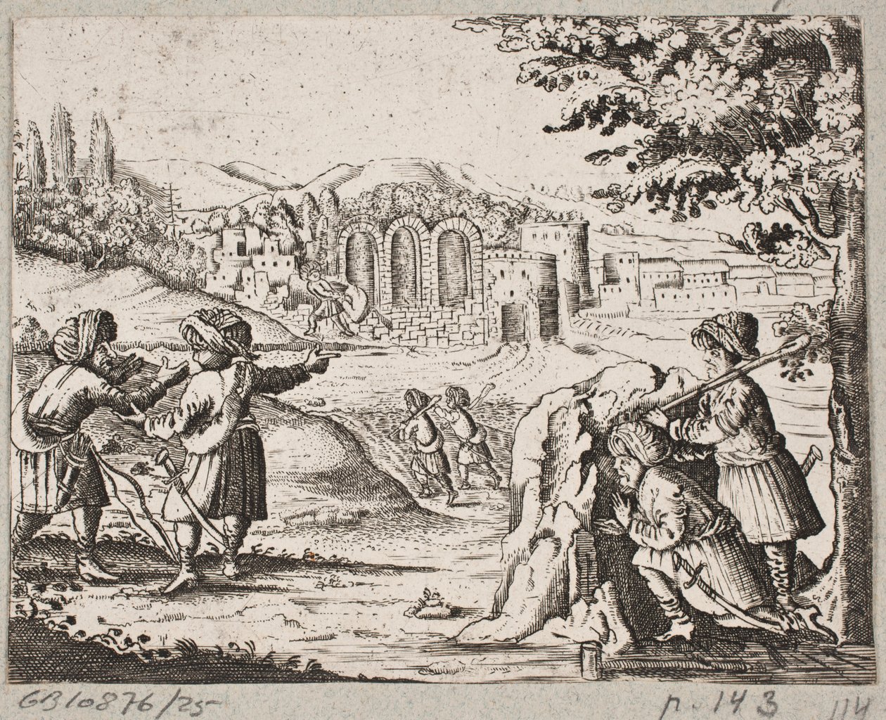 Ilustrace k Adamu Oleariusovi, „Perský Rosenthal od geniálního básníka Schich Saadi […]“, Schleswig 1660 od J. Muller