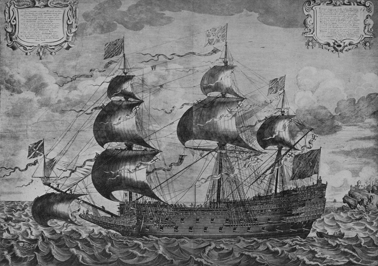 Sovereign of the Seas, c1637 od J. Payne