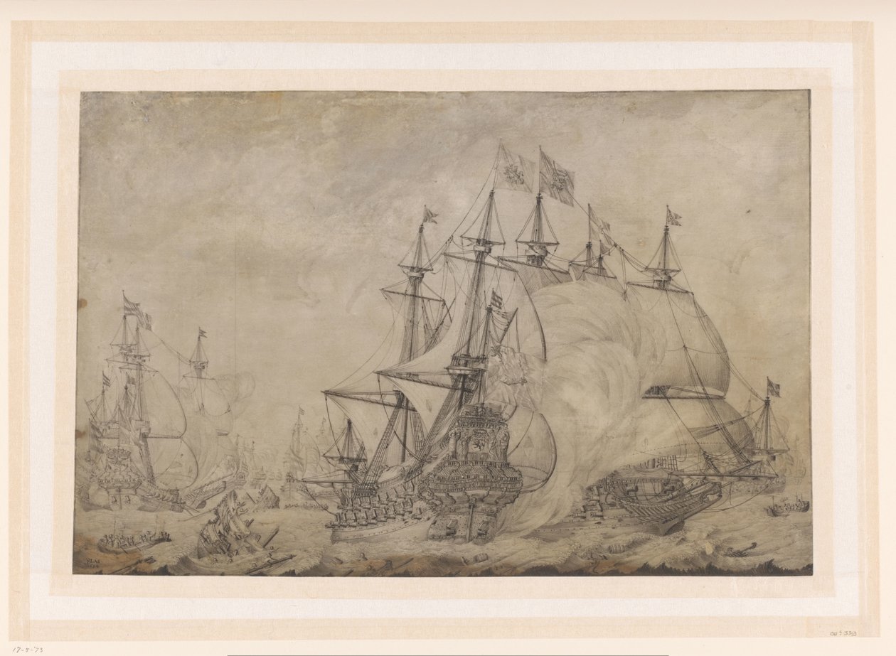 Bitva u Terheide, 1653 od J. Plas