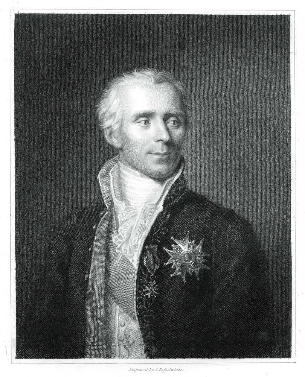 Pierre Simon Laplace , francouzský matematik a astronom, 1833. od J. Posselwhite