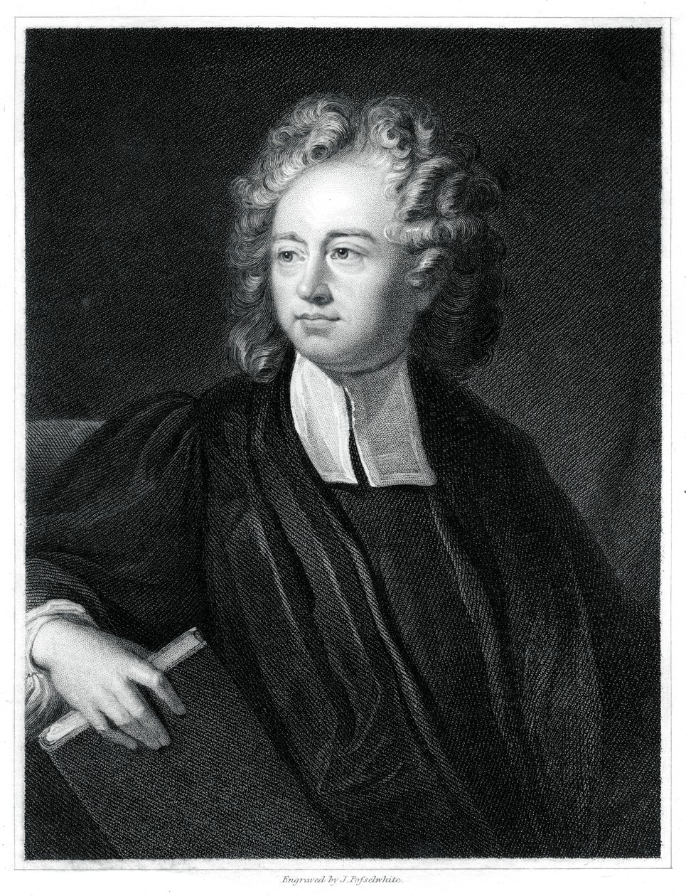 Richard Bentley , anglický teolog, klasický učenec a kritik, 1834. od J. Posselwhite
