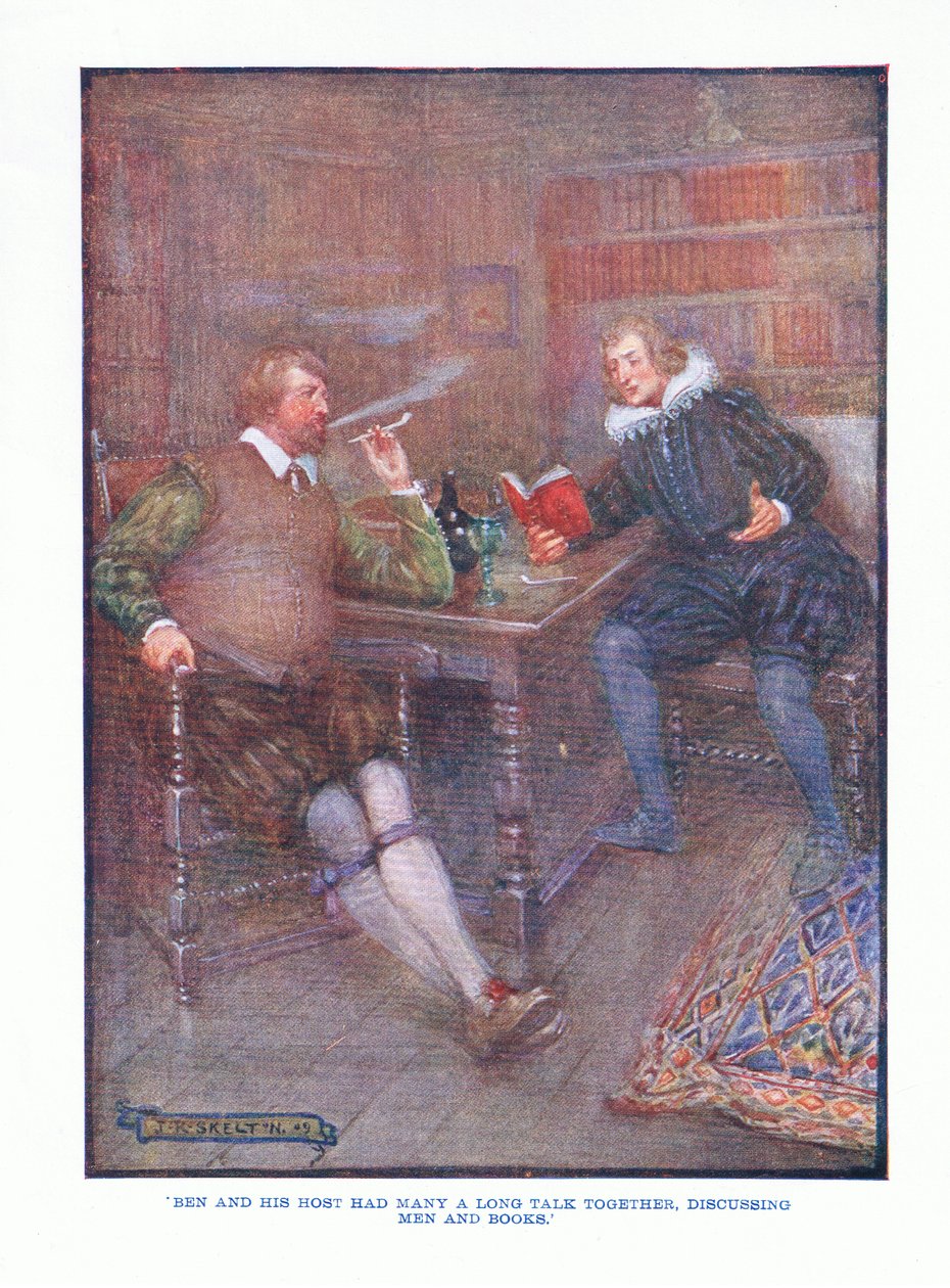 Ben a jeho hostitel spolu vedli mnoho dlouhých rozhovorů, diskutovali o mužích a knihách, z English Literature pub. od T C & EC Jack, kolem roku 1920 od J. R. Skelton