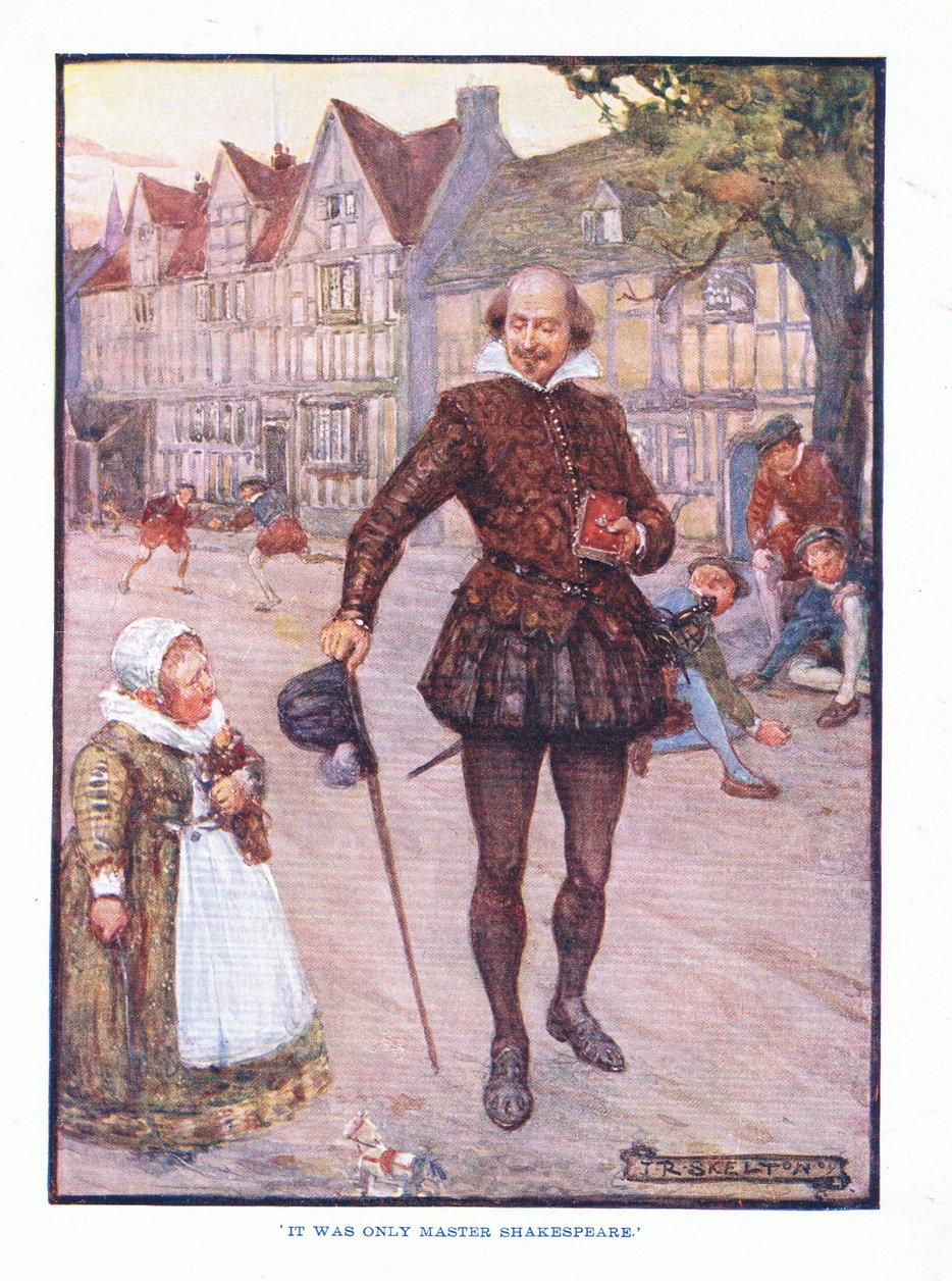 Byl to pouze mistr Shakespeare, z English Literature pub. od T C & EC Jack, kolem roku 1920 od J. R. Skelton